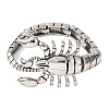 304 Stainless Steel Link Chain Bracelets for Women Men BJEW-P386-05AS-4