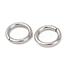 Tarnish Resistant 304 Stainless Steel Open Jump Rings STAS-Q186-02-8x1.2mm-1