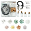DIY Waxed Cord Necklace Making Kit DIY-YW0012-50-1