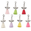 7Pcs Angel Acrylic Pendant Decorations HJEW-JM03162-04-S-1