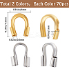140Pcs 2 Colors Iron & Brass Wire Guardian and Protectors Sets FIND-CN0001-59-2