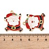 Christmas Theme Rack Plating Alloy Pendants FIND-M020-04G-02-3