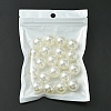 ABS Plastic Imitation Pearl Round Beads MACR-YW0002-18mm-82-6