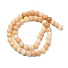 Ombre Effect Dyed Glass Beads Strands X-GLAA-T031-01O-07-3