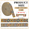 Rhombus Pattern Ethnic Style Polyester Ribbons OCOR-BC0009-21C-2