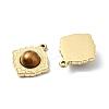Natural Tiger Eye Pendants STAS-L080-009G-08-2