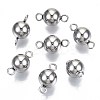 Tarnish Resistant 201 Stainless Steel Links Connectors STAS-S117-004C-01-1