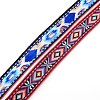 Ethnic Style Embroidery Polycotton Ribbons OCOR-WH0066-31D-2