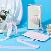 10 Yards Polyester Elastic Lace Trim OCOR-WH0086-04A-4