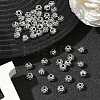 Tibetan Style Alloy Flower Spacer Beads TIBEB-O004-74-5