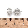 Brass Micro Pave Cubic Zirconia Tube Bails KK-H513-03P-3