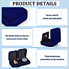Flocking Plastic Badge Storage Box CON-WH0105-04A-3