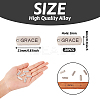 20Pcs Tibetan Style Alloy Rectangle Pendants TIBEP-TAG0001-01-3