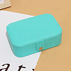 Imitation Leather Jewelry Storage Bag with Snap Fastener PW-WG85020-05-1