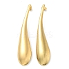 Ion Plating(IP) 304 Stainless Steel Teardrop Stud Earrings for Women EJEW-M089-07G-4