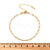 Brass Cable Chain Bracelets for Women Men BJEW-F494-05G-3