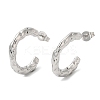 Non-Tarnish 304 Stainless Steel Ring Stud Earrings EJEW-B026-14P-1