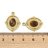 Natural Tiger Eye Pendants STAS-R233-05A-G-3