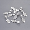 Tibetan Style Alloy Glue-on Flat Pad Bails LS-LF10728Y-NF-4