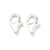 Brass Lobster Claw Clasps KK-G557-06A-S-1