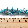 Synthetic Turquoise Dyed Beads Strands G-P507-04O-3