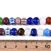 Handmade Millefiori Lampwork Beads Strands LAMP-T022-11A-4