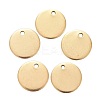 Ion Plating(IP) 304 Stainless Steel Charms STAS-K112-01G-2