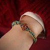 Hand-knitted Polyester and Wax Cope Braided Bracelets for Men Women FS-WG9D472-01-2