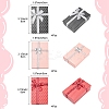 12Pcs 3 Colors Cardboard Paper Jewelry Set Boxes CBOX-FS0001-02-4