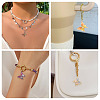 12Pcs 6 Styles Alloy Enamel Pendants FIND-TA0008-21-8