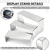 201 Stainless Steel Display Riser Stand Sets ODIS-WH0004-17P-3