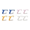 Hypoallergenic Bioceramics Zirconia Ceramic Stud Earrings EJEW-C065-03H-2