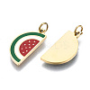 316 Surgical Stainless Steel Enamel Charms STAS-S116-409G-2