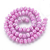 Opaque Baking Paint Glass Beads Strands LS-EGLA-N006-010A-B06-2