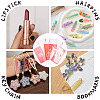 120Pcs 6 Styles Valentine's Day Rectangle Plastic Cellophane Bags OPC-TA0001-06-10