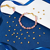 Unicraftale 100Pcs 202 Stainless Steel Crimp Beads Covers STAS-UN0043-65-2