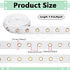 Cotton Herringbone Ribbons with Eyelet Rings OCOR-PH0005-36A-01-2
