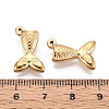 304 Stainless Steel Fishtail Pendants STAS-T069-11G-3