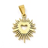 PVD Vacuum Plating 304 Stainless Steel Pendants X-STAS-A073-05G-2