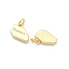 Brass Pendants KK-D229-22M-G-2