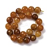 Natural Dragon Veins Agate(Dyed & Heated) Beads Strands G-K390-A03-01-4