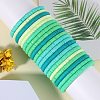 20Pcs 5 Colors Polymer Clay Heishi Surfer Stretch Bracelets Set BJEW-SW00132-5