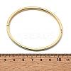 304 Stainless Steel Enamel Hinged Cuff Bangles for Women SA-CBAC920-15G-01F-5