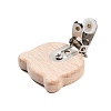 Beech Wood Pacifier Clip AJEW-M015-01C-3