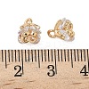 Brass Micro Pave Cubic Zirconia Pendants KK-S350-14G-3