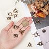 12Pcs 3 Styles Brass Spring Ring Clasps KK-FH0004-11-3