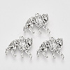 Tibetan Style Alloy Pendants X-TIBEP-T009-33AS-RS-1