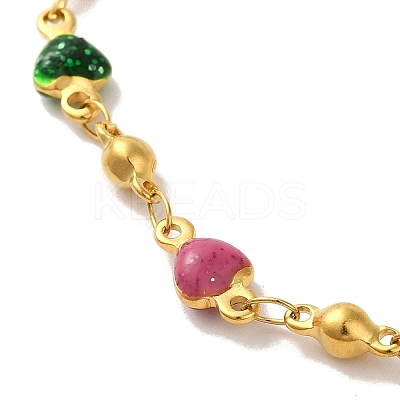 304 Stainless Steel Anklet LS-AJEW-B026-03G-1