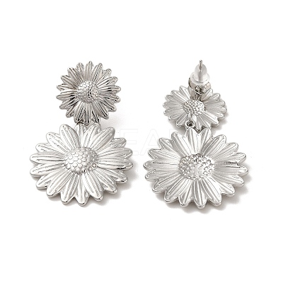 Non-Tarnish 304 Stainlee Steel Studs Earring EJEW-Z045-05P-1