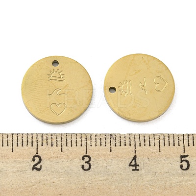 Ion Plating(IP) 316L Stainless Steel Pendants STAS-K280-10A-G-1